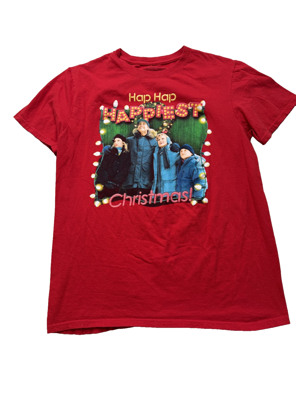 National Lampoon Christmas Vacation Shirt Mens Medium Hap Hap Happiest Tee Xmas